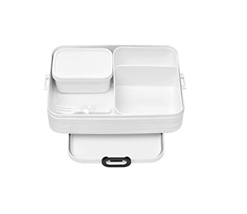 Mepal - Lunchbox Take A break large - Brotdose mit Fächern - Geeignet für bis zu 8 butterbrote - Ideal für mealprep - 1500 ml - Nordic White Mepal - Lunchbox Take A break large - Brotdose mit Fächern - Geeignet für bis zu 8 butterbrote - Ideal für mealprep - 1500 ml - Nordic White von Mepal