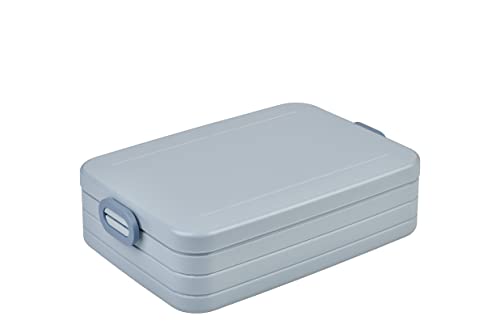 Mepal - Lunchbox Take a Break Large - Brotdose To Go - Für 4 Sandwiches oder 8 Brotscheiben - Meal Prep Box - Essensbox mit Unterteilung - Spülmaschinenfest - 1500 ml - Nordic Blue Mepal - Lunchbox Take a Break Large - Brotdose To Go - Für 4 Sandwiches oder 8 Brotscheiben - Meal Prep Box - Essensbox mit Unterteilung - Spülmaschinenfest - 1500 ml - Nordic Blue von Mepal