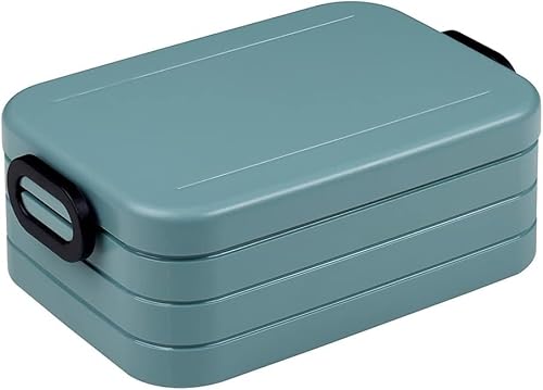 Mepal - Lunchbox Take a Break Midi - Brotdose To Go - Für 2 Sandwiches oder 4 Brotscheiben - Meal Prep Box - Essensbox mit Unterteilung - Spülmaschinenfest - 900 ml - Nordic Green Mepal - Lunchbox Take a Break Midi - Brotdose To Go - Für 2 Sandwiches oder 4 Brotscheiben - Meal Prep Box - Essensbox mit Unterteilung - Spülmaschinenfest - 900 ml - Nordic Green von Mepal