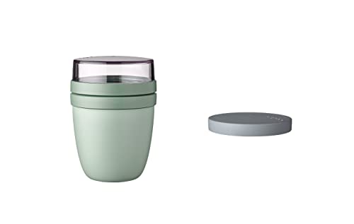 Mepal - Lunchpot Switch Ellipse - mach aus deinem Lunchpot einen Snackpot - Praktischer Müslibecher - Geeignet für Tiefkühler, Mikrowelle & Spülmachine - Nordic Sage Mepal - Lunchpot Switch Ellipse - mach aus deinem Lunchpot einen Snackpot - Praktischer Müslibecher - Geeignet für Tiefkühler, Mikrowelle & Spülmachine - Nordic Sage von Mepal