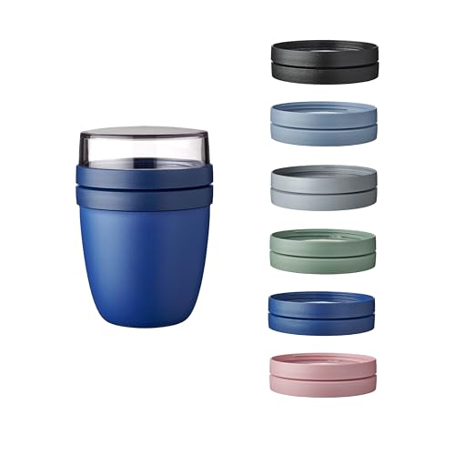 Mepal | Lunchpot Vario Ellipse | erstelle dir deinen Lunchpot wie er dir gefällt | Praktischer Müslibecher | Geeignet für Tiefkühler, Mikrowelle & Spülmachine | Vivid Blue Mepal | Lunchpot Vario Ellipse | erstelle dir deinen Lunchpot wie er dir gefällt | Praktischer Müslibecher | Geeignet für Tiefkühler, Mikrowelle & Spülmachine | Vivid Blue von Mepal