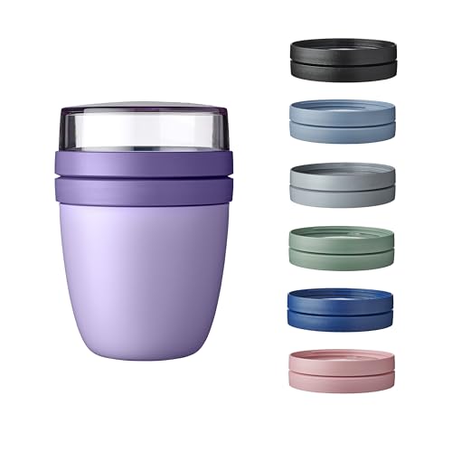 Mepal | Lunchpot Vario Ellipse | erstelle dir deinen Lunchpot wie er dir gefällt | Praktischer Müslibecher | Geeignet für Tiefkühler, Mikrowelle & Spülmachine | Vivid Lilac Mepal | Lunchpot Vario Ellipse | erstelle dir deinen Lunchpot wie er dir gefällt | Praktischer Müslibecher | Geeignet für Tiefkühler, Mikrowelle & Spülmachine | Vivid Lilac von Mepal