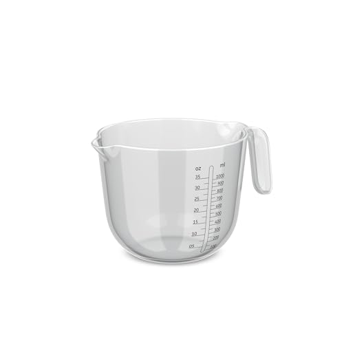Mepal - Messbecher Chef it - Leicht ablesbare, eingravierte Skala - Ergonomischer Griff - Leichtes Material - 1000 ml - Transparent Mepal - Messbecher Chef it - Leicht ablesbare, eingravierte Skala - Ergonomischer Griff - Leichtes Material - 1000 ml - Transparent von Mepal