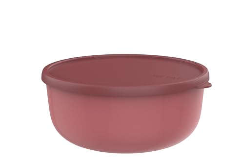 Mepal - Mikrowellengeschirr Lumina - Frischhaltedosen mit Deckel für Kühlschrank, Gefrierschrank, Dampfgarer & Mikrowelle - Mikrowellenschüsseln mit Deckel - Aufbewahrungsbox - 3000 ml - Vivid mauve von Mepal