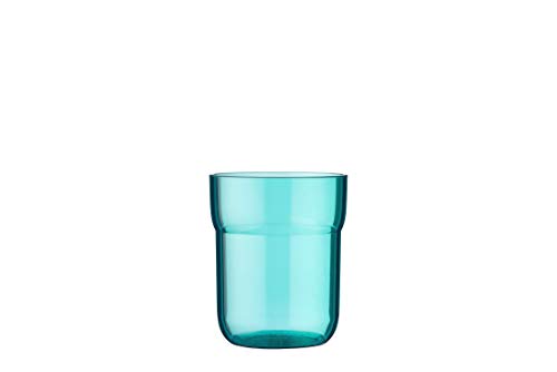 Mepal – Kinder-Trinkglas Mio – Trinkglas für Kinder – Kinderbecher ab 9 Monaten – Spülmaschinengeeignet – BPA frei – 250ml – Deep turquoise von Mepal