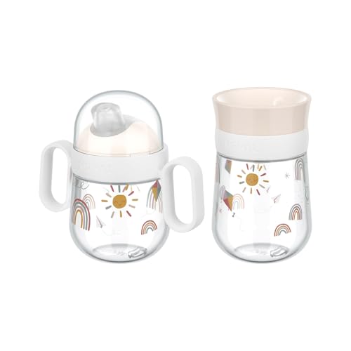 Mepal | Mio Set – 360° | Baby Trinklernbecher ab 6 Monate | auslaufsicher | Spülmaschinengeeignet | Sunshine & Rainbows Mepal | Mio Set – 360° | Baby Trinklernbecher ab 6 Monate | auslaufsicher | Spülmaschinengeeignet | Sunshine & Rainbows von Mepal