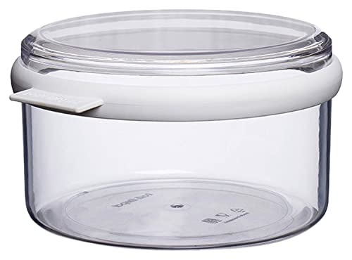 Mepal - Lebensmittelbehälter Stora - Transparente Aufbewahrungsbox mit Deckel für Trockene Lebensmittel - Küchenorganizer & Vorratsdose - Aufbewahrungsbox für Kekse & Süßigkeiten - 1500 ml - White von Mepal