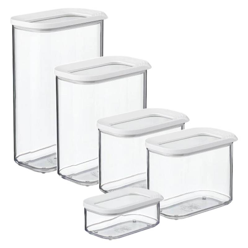 Mepal Modula Vorratsdosen-Set 5-teilig Weiß von Mepal