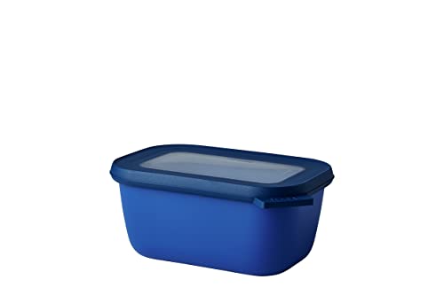 Mepal - Multi Bowl Cirqula Rectangular - Vorratsdose mit Deckel - Geeignet als Luftdichte Aufbewahrungsbox für den Kühlschrank, Mikrowellengeschirr & als Frischhaltedosen - 750 ml - Vivid Blue Mepal - Multi Bowl Cirqula Rectangular - Vorratsdose mit Deckel - Geeignet als Luftdichte Aufbewahrungsbox für den Kühlschrank, Mikrowellengeschirr & als Frischhaltedosen - 750 ml - Vivid Blue von Mepal