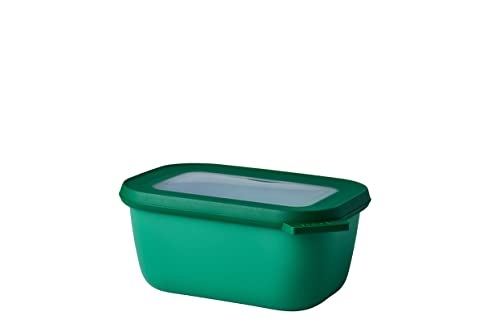 Mepal - Multi Bowl Cirqula Rectangular - Vorratsdose mit Deckel - Geeignet als Luftdichte Aufbewahrungsbox für den Kühlschrank, Mikrowellengeschirr & als Frischhaltedosen - 750 ml - Vivid green von Mepal