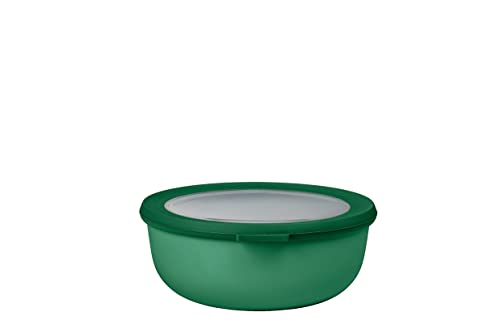 Mepal - Multi Bowl Cirqula Round - Vorratsdose mit Deckel - Geeignet als Luftdichte Aufbewahrungsbox für den Kühlschrank, Mikrowellengeschirr & als Frischhaltedosen - 1250 ml - Vivid green von Mepal