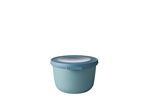 Mepal - Multi Bowl Cirqula Round - Vorratsdose mit Deckel - Geeignet als Luftdichte Aufbewahrungsbox für den Kühlschrank, Mikrowellengeschirr & als Frischhaltedosen - 500 ml - Nordic Green von Mepal
