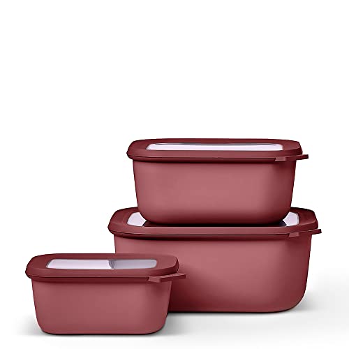 Mepal - Multischale Cirqula Rectangular Set 3-teilig - Vorratsdosen mit Deckel - Geignet als Aufbewahrungsbox, Kuhlschrank, Gefrierschrank & Mikrowellengeschirr - 750 ml, 1500 & 2000 ml - Vivid Mauve Mepal - Multischale Cirqula Rectangular Set 3-teilig - Vorratsdosen mit Deckel - Geignet als Aufbewahrungsbox, Kuhlschrank, Gefrierschrank & Mikrowellengeschirr - 750 ml, 1500 & 2000 ml - Vivid Mauve von Mepal