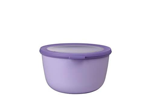 Mepal - Multi Bowl Cirqula Round - Vorratsdose mit Deckel - Geeignet als Luftdichte Aufbewahrungsbox für den Kühlschrank, Mikrowellengeschirr & als Frischhaltedosen - 2000 ml - Nordic Lilac von Mepal