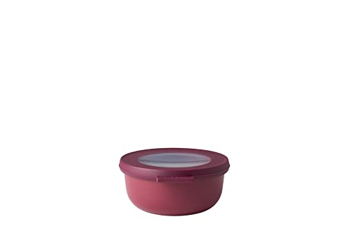 Mepal - Multi Bowl Cirqula Round - Vorratsdose mit Deckel - Geeignet als Luftdichte Aufbewahrungsbox für den Kühlschrank, Mikrowellengeschirr & als Frischhaltedosen - 350 ml - Nordic Berry von Mepal