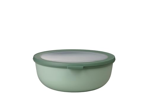 Mepal Multi Bowl Cirqula Round - Mikrowellen Geschir - Geeignet als Luftdichte Aufbewahrungsbox für den Kühlschrank, Mikrowellengeschirr & als Frischhaltedosen - 2250 ml - Nordic sage Mepal Multi Bowl Cirqula Round - Mikrowellen Geschir - Geeignet als Luftdichte Aufbewahrungsbox für den Kühlschrank, Mikrowellengeschirr & als Frischhaltedosen - 2250 ml - Nordic sage von Mepal