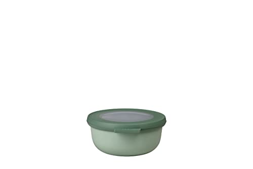 Mepal - Multi Bowl Cirqula Round - Vorratsdose mit Deckel - Geeignet als Luftdichte Aufbewahrungsbox für den Kühlschrank, Mikrowellengeschirr & als Frischhaltedosen - 350 ml - Nordic Sage von Mepal