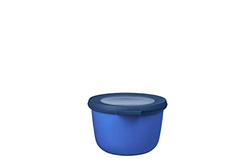 Mepal - Multi Bowl Cirqula Round - Vorratsdose mit Deckel - Geeignet als Luftdichte Aufbewahrungsbox für den Kühlschrank, Mikrowellengeschirr & als Frischhaltedosen - 500 ml - Vivid blue von Mepal