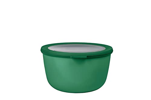 Mepal - Multi Bowl Cirqula Round - Vorratsdose mit Deckel - Geeignet als Luftdichte Aufbewahrungsbox für den Kühlschrank, Mikrowellengeschirr & als Frischhaltedosen - 2000 ml - Vivid green von Mepal