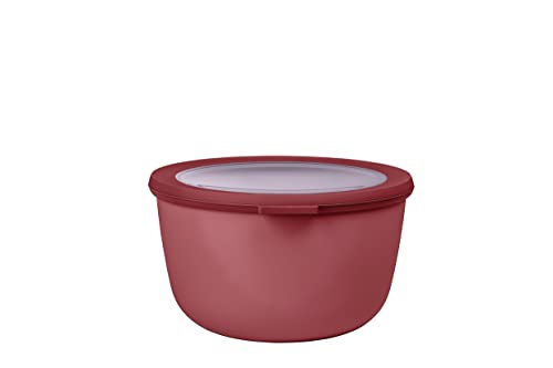 Mepal - Multi Bowl Cirqula Round - Vorratsdose mit Deckel - Geeignet als Luftdichte Aufbewahrungsbox für den Kühlschrank, Mikrowellengeschirr & als Frischhaltedosen - 2000 ml - Vivid mauve von Mepal