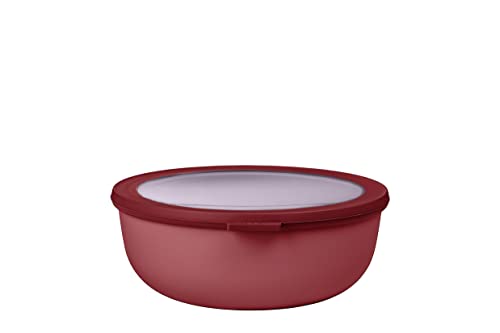 Mepal - Multi Bowl Cirqula Round - Vorratsdose mit Deckel - Geeignet als Luftdichte Aufbewahrungsbox für den Kühlschrank, Mikrowellengeschirr & als Frischhaltedosen - 2250 ml - Vivid mauve von Mepal