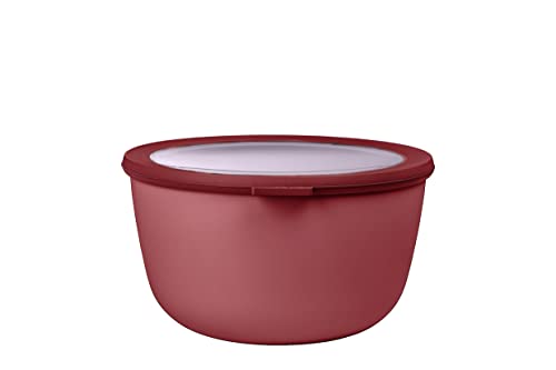 Mepal - Multi Bowl Cirqula Rectangular - Vorratsdose mit Deckel - Geeignet als Luftdichte Aufbewahrungsbox für den Kühlschrank, Mikrowellengeschirr & als Frischhaltedosen - 3000 ml - Vivid mauve von Mepal