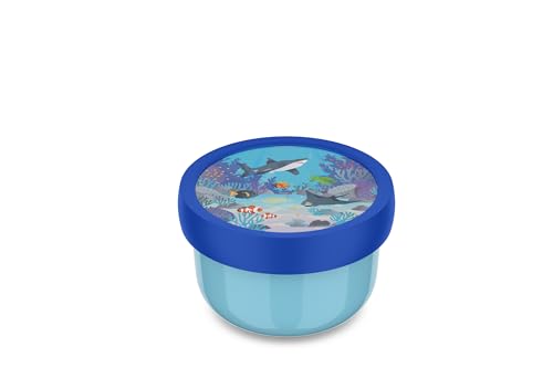 Mepal - Obstbox Campus - Snackbox für Kinder - Spülmaschinen- und mikrowellenfest - BPA-frei - 300 ml - Tropical Ocean von Mepal