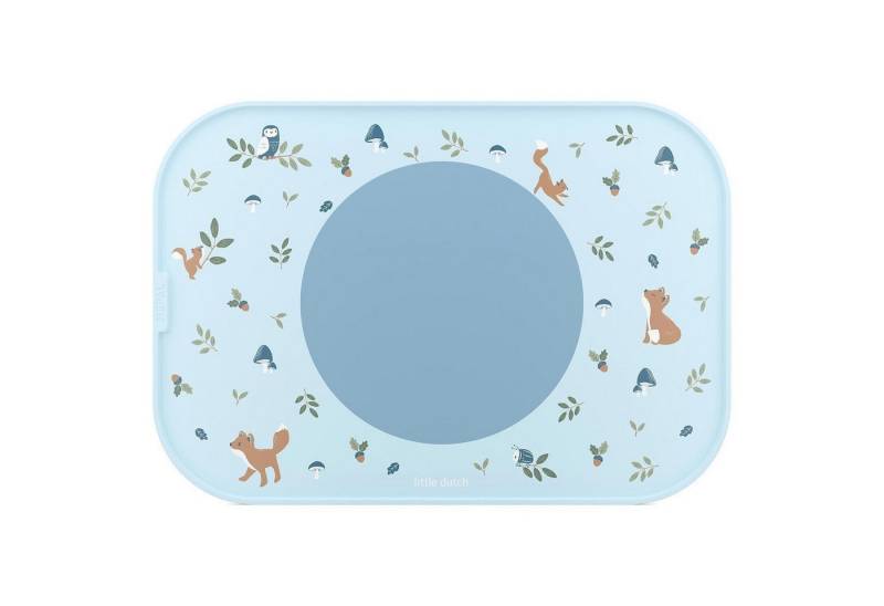 Mepal Platzset Kinder-Tisch-Set MIO, B 40 x T 28 cm, Blau, (1-St), Polypropylen, Silikon von Mepal