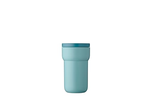 Mepal - Reisebecher Ellipse - Kaffeebecher & Teetasse für unterwegs - Luftdichter & auslaufsicherer Thermobecher To Go - Hält Ihr Getränk bis zu 30 Minuten heiß - 275 ml - Nordic Green von Mepal