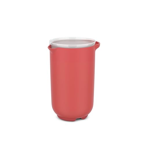 Mepal - Rührbecher mit Deckel Chef it - Verschließbar, in der Kühlschranktür - Rutschfester Boden für zusätzliche Stabilität - Mikrowellen- und Spülmaschinengeeignet - 1000 ml - Coral Mepal - Rührbecher mit Deckel Chef it - Verschließbar, in der Kühlschranktür - Rutschfester Boden für zusätzliche Stabilität - Mikrowellen- und Spülmaschinengeeignet - 1000 ml - Coral von Mepal