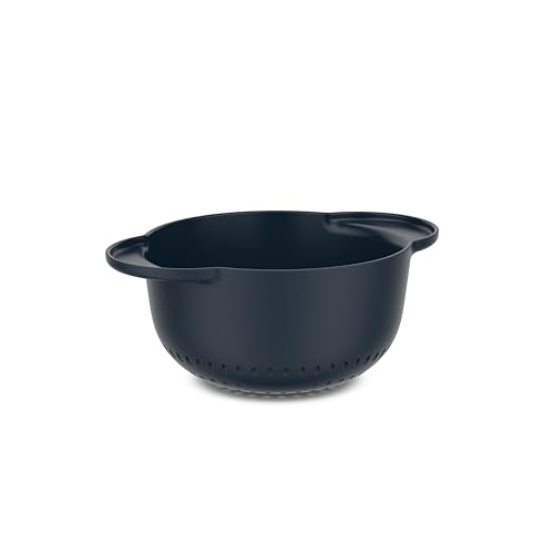 Mepal - Seiher Chef it - Einfacher Abfluss Design verhindert Verstopfung - Rutschfester Boden für zusätzliche Stabilität - Spülmaschinengeeignet - Küchensieb - 1500 ml - Navy von Mepal