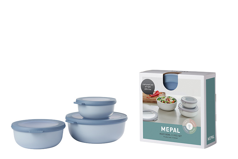 Mepal Set Cirqula rund 3-tlg. 350 + 750 + 1250 ml in Farbe Nordic Blue Mepal Set Cirqula rund 3-tlg. 350 + 750 + 1250 ml in Farbe Nordic Blue von Mepal