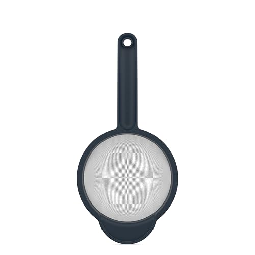Mepal - Sieb Chef it - Praktisch zum Aufhängen - Passt in Mepal Rührschüsseln - Hitzebeständig bis zu 110°C und Guter Halt auf Töpfen und Pfannen - Küchensieb - 16,7 cm - Navy von Mepal