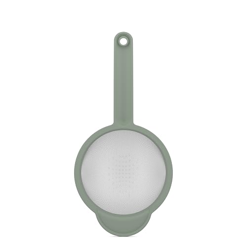 Mepal - Sieb Chef it - Praktisch zum Aufhängen - Passt in Mepal Rührschüsseln - Hitzebeständig bis zu 110°C und Guter Halt auf Töpfen und Pfannen - Küchensieb - 16,7 cm - Nordic sage von Mepal