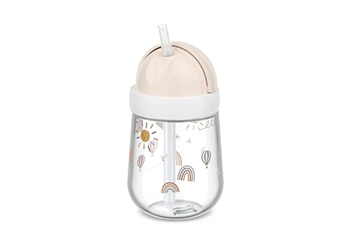 Mepal - Strohhalmbecher Mio - Kleinkind Strohhalm Becher ab 9 Monaten - Auslaufsichere Trinkflasche für Kleinkinder - Spülmaschinengeeignet & BPA frei - 300 ml - Sunshine & Rainbow Mepal - Strohhalmbecher Mio - Kleinkind Strohhalm Becher ab 9 Monaten - Auslaufsichere Trinkflasche für Kleinkinder - Spülmaschinengeeignet & BPA frei - 300 ml - Sunshine & Rainbow von Mepal