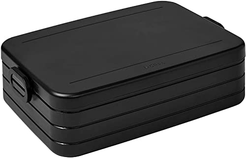 Mepal Take a Break Large – Limited Edition Schwarz/Black Edition – 1500 ml Inhalt – Lunchbox mit Trennwand – ideal für Mealprep – spülmaschinenfest, ABS von Mepal