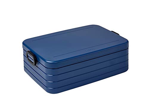 Mepal Take a Break XL – Nordic denim – 2000 ml Inhalt – Lunchbox mit Trennwand – für bis zu 10 Butterbrote – spülmaschinenfest, ABS, One Size von Mepal