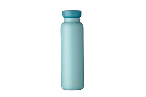 Mepal - Isolierflasche Ellipse - Doppelwandige Thermo Wasserflasche - Thermosflasche für Unterwegs - 12 Stunden heiß & 24 Stunden kalt - Edelstahl - 900 ml - Nordic green von Mepal
