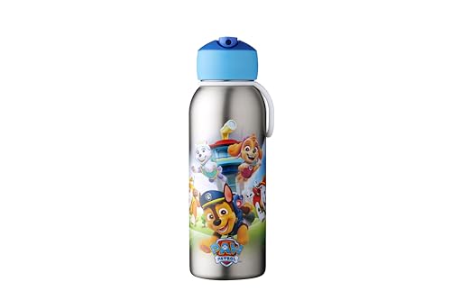 Mepal - Thermoflasche Flip-Up Campus - Isolierte Trinkflaschen für Kinder - Edelstahl Thermosflasche - 9 Stunden heiß & 12 Stunden kalt - BPA-frei - 350 ml - Paw Patrol Pups von Mepal