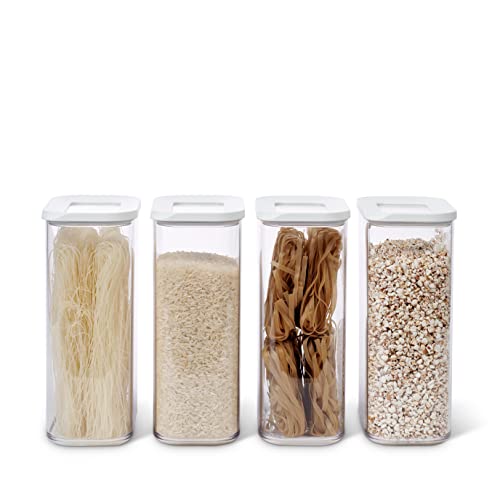 Mepal 4-teiliges Set Vorratsdosen mit Deckel - Lebensmittelbehälter Rechteckige - Küchenorganizer aus Kunststoff - Vorratsbehälter Luftdicht - 4 x 2000 ml - White Mepal 4-teiliges Set Vorratsdosen mit Deckel - Lebensmittelbehälter Rechteckige - Küchenorganizer aus Kunststoff - Vorratsbehälter Luftdicht - 4 x 2000 ml - White von Mepal