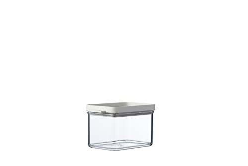 Mepal - Aufbewahrungsbox Omnia - Vorratsdose mit Deckel für Trockene Lebensmittel - Küchenaufbewahrung & Organisation - Frischebox Stapelbar & Luftdicht - Spülmaschinenfest - 700 ml - Nordic White von Mepal