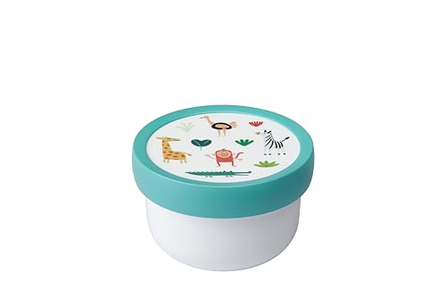 Mepal - Obstbox Campus - Snackbox für Kinder - Spülmaschinen- und mikrowellenfest - BPA-frei - 300 ml - Animal Friends von Mepal