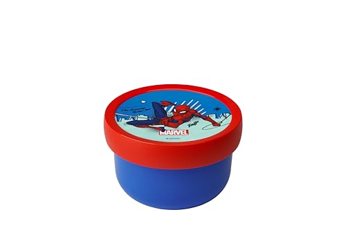 Mepal - Obstbox Campus - Snackbox für Kinder - Spülmaschinen- und mikrowellenfest - BPA-frei - 300 ml - Spiderman von Mepal