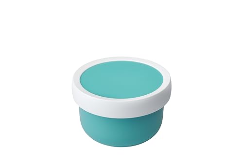 Mepal - Obstbox Campus - Snackbox für Kinder - Spülmaschinen- und mikrowellenfest - BPA-frei - 300 ml - Turquoise von Mepal