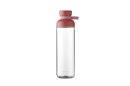 Mepal Trinkflasche Mepal Vita - Wasserflasche - Flasche für Uni, Arbeit, Fitness, Outdoor, Job - Stoßfest, Auslaufsicher - BPA-frei & Spülmaschinenfest - 900 ml - Vivid mauve von Mepal