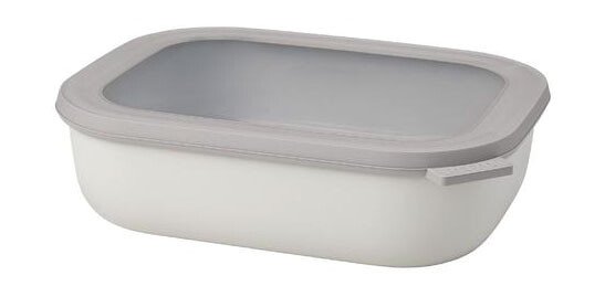 Multi Bowl cirqula 2000ml  rechtig flach nordic white von Mepal