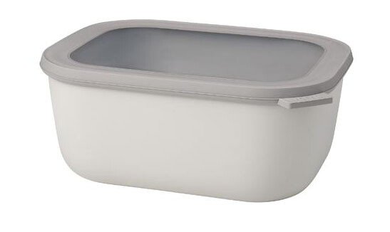 Multi Bowl cirqula 3000ml  rechtig flach nordic white von Mepal