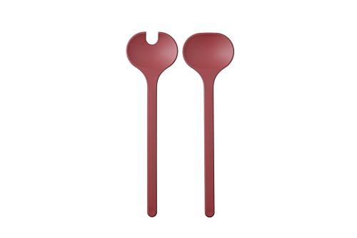 Mepal – Salatbesteck 2-teilig Silueta – Spülmaschinenfest – Salatbesteck – Salatgabel und Löffel – Nordic Vivid mauve von Mepal
