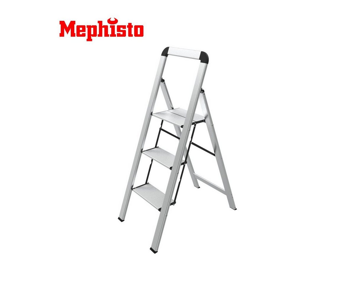 Mephisto-Tools Stehleiter, Trittleiter Klappleiter Stufenleiter Haushaltsleiter flach von Mephisto-Tools