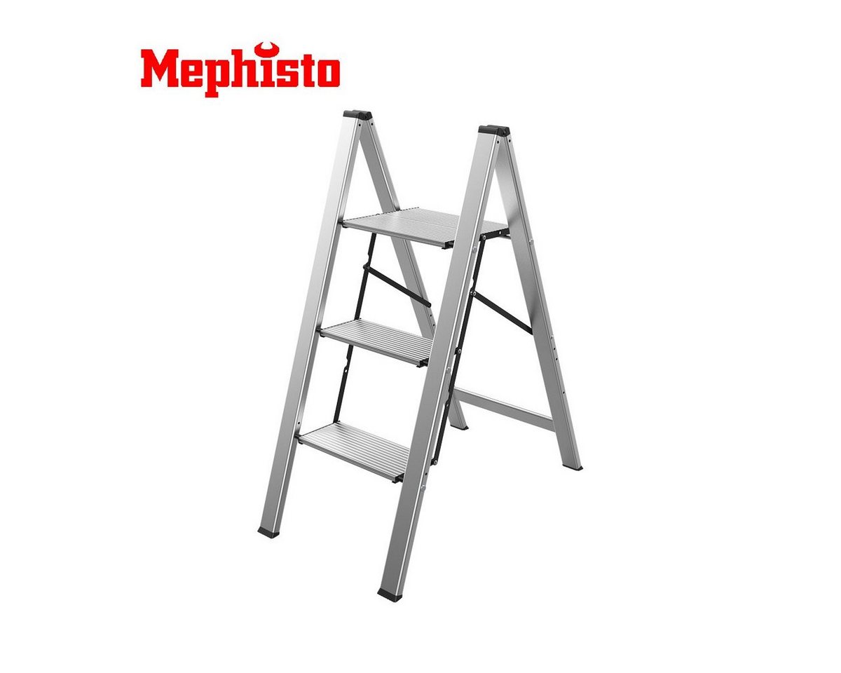 Mephisto-Tools Stehleiter, Trittleiter Klappleiter Stufenleiter Haushaltsleiter flach von Mephisto-Tools